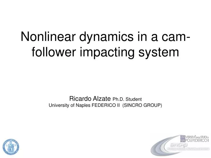 nonlinear dynamics in a cam follower impacting system