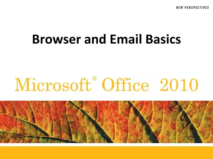 browser and email basics