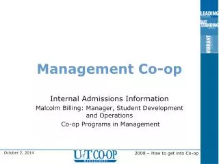 Management Co-op