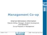 Essential Guide to Management Co-op Admissions at the University of Toronto - slide 1