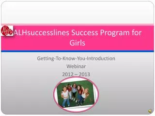 ALHsuccesslines Success Program for Girls