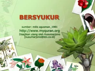 bersyukur