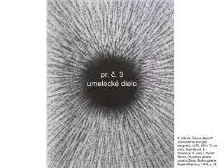 pr 3 umeleck dielo