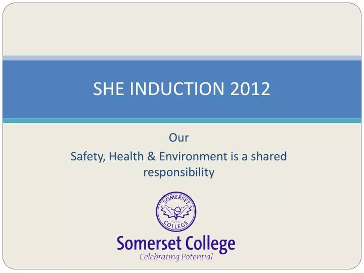 she induction 2012