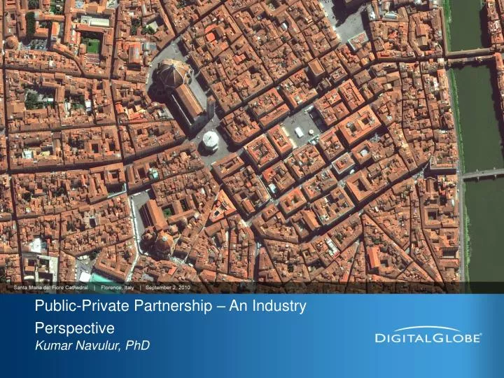 public private partnership an industry perspective