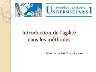 introduction de l agilit dans les m thodes
