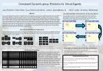 Consistent Dynamic-group Emotions for Virtual Agents. - slide 1