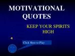 MOTIVATIONAL QUOTES