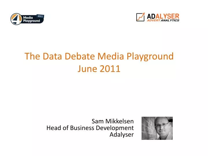 the data debate media playground june 2011