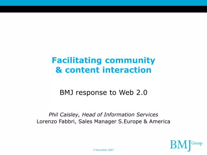 facilitating community content interaction