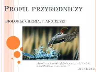 profil przyrodniczy