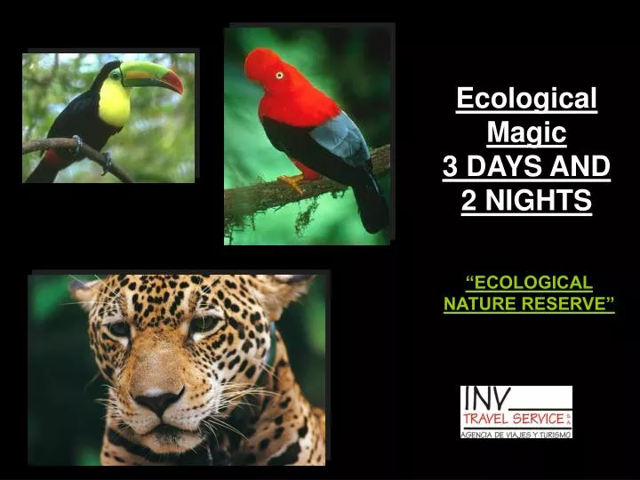 ecological magic 3 days and 2 nights