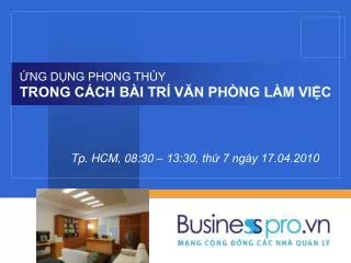 ng d ng phong th y trong c ch b i tr v n ph ng l m vi c