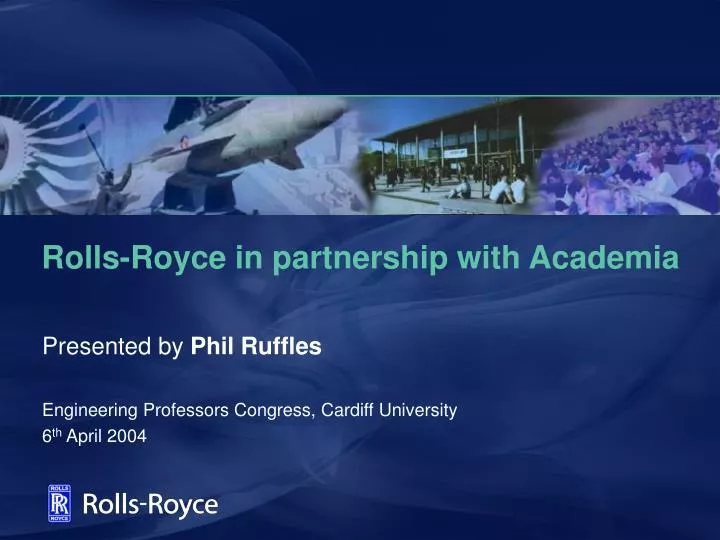 rolls royce in partnership with academia