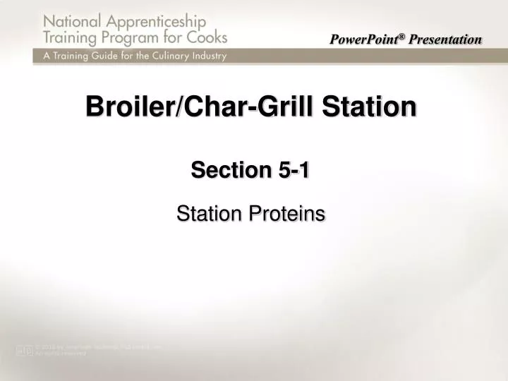 broiler char grill station