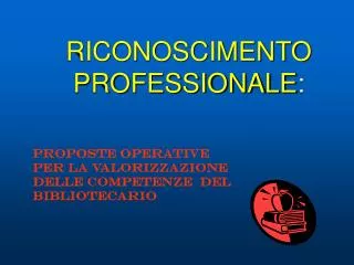 riconoscimento professionale