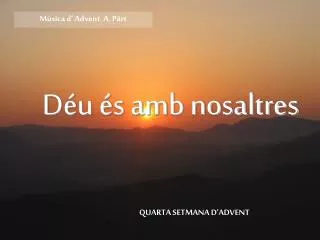 d u s amb nosaltres