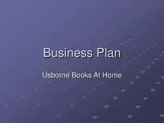 Business Plan