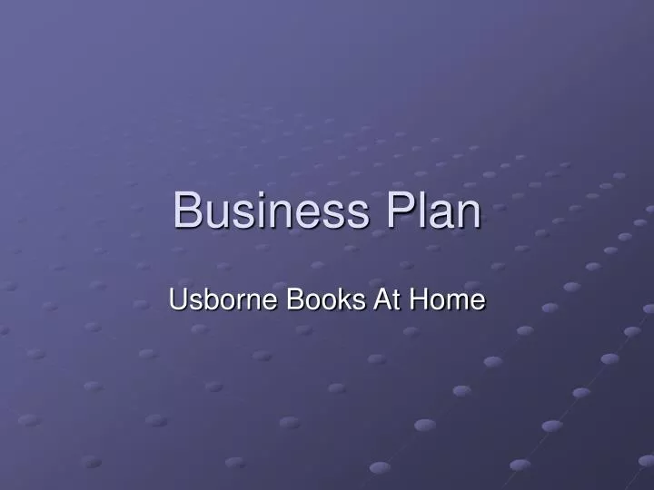 business plan