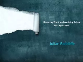 Julian Radcliffe