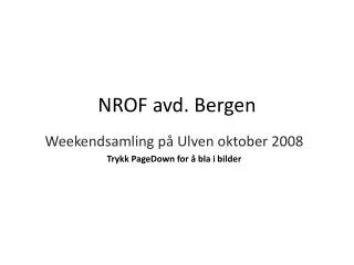 nrof avd bergen