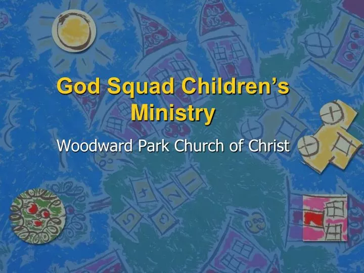 god squad children s ministry