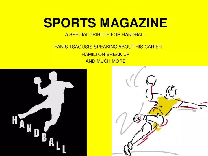 sports magazine