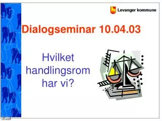 dialogseminar 10 04 03