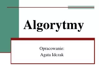 algorytmy