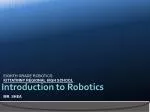 Introduction to Robotics: Understanding Robots and Their Applications - slide 1