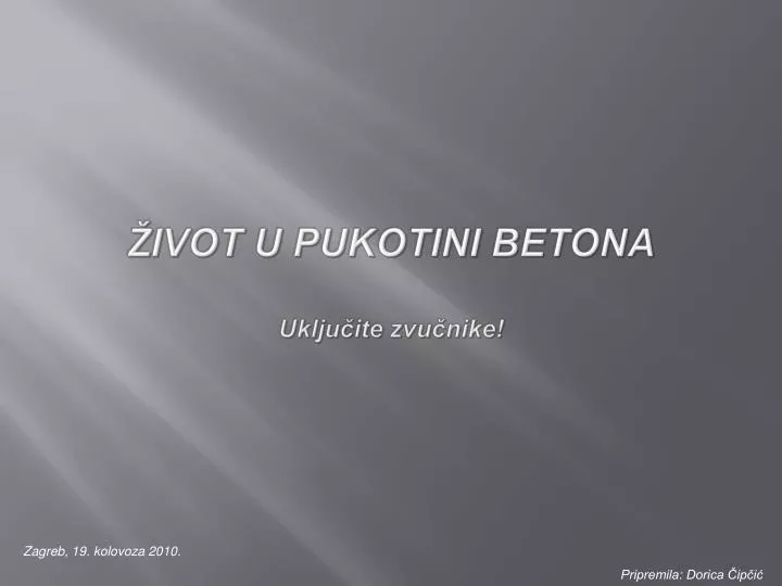 ivot u pukotini betona uklju ite zvu nike