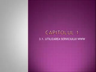 CAPITOLUL 1