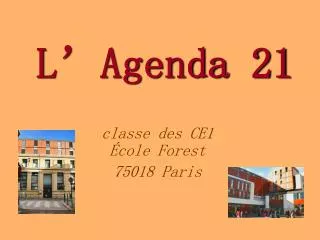 l agenda 21