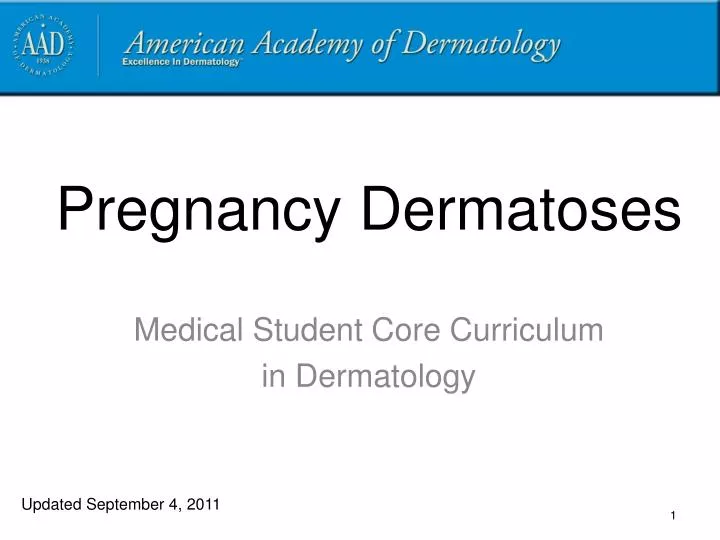 pregnancy dermatoses