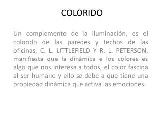 colorido