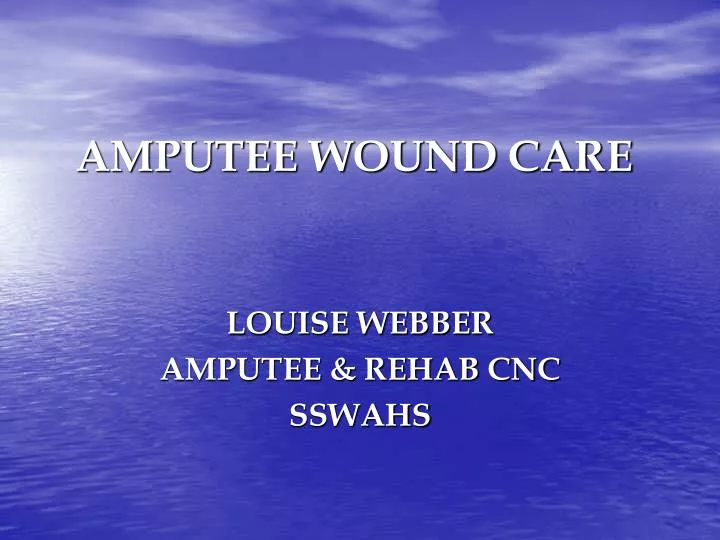 amputee wound care