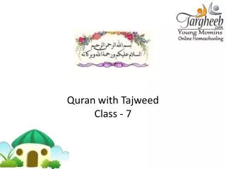Quran with Tajweed Class - 7