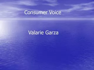 Consumer Voice