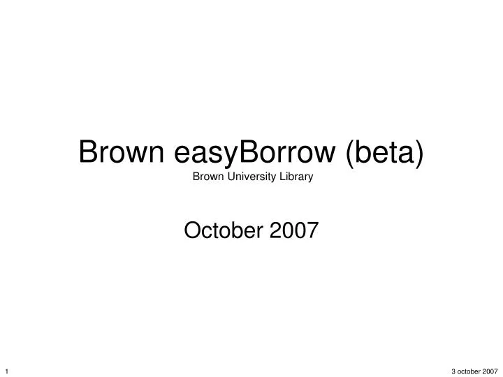 brown easyborrow beta brown university library