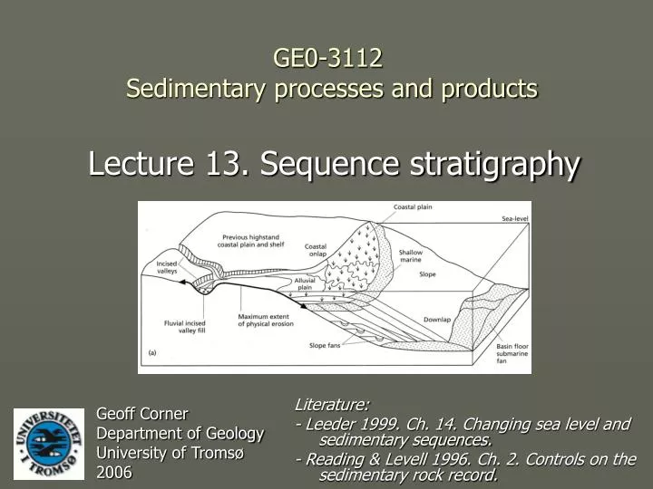 ge0 3112 sedimentary processes and products