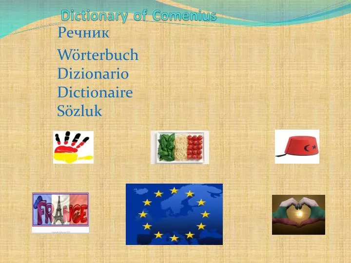 dictionary of comenius