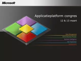 applicatieplatform congres 12 13 maart