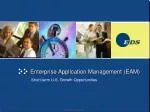 Enterprise Application Management (EAM) - slide 1
