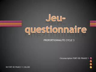 jeu questionnaire