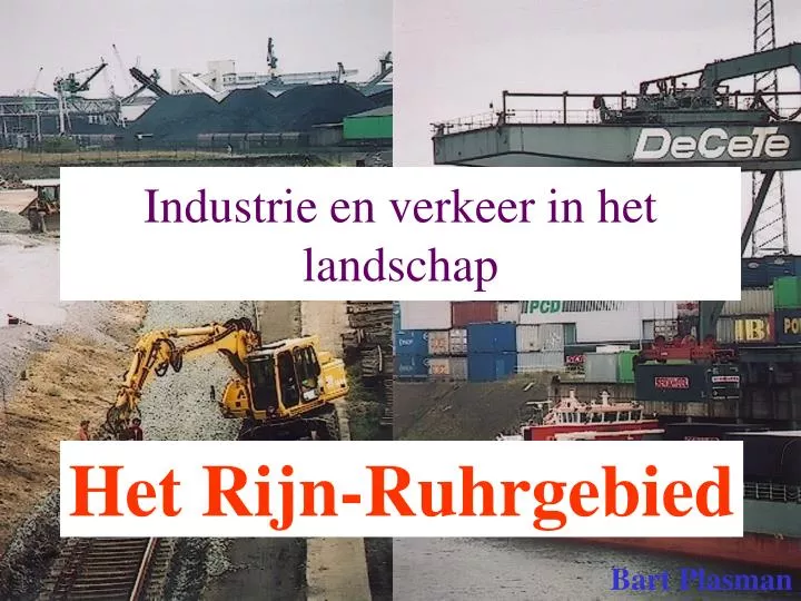 industrie en verkeer in het landschap