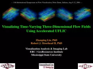 Visualizing Time-Varying Three-Dimensional Flow Fields Using Accelerated UFLIC