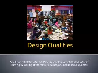 Design Qualities