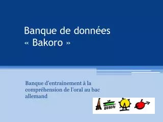 banque de donn es bakoro