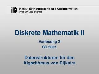 diskrete mathematik ii