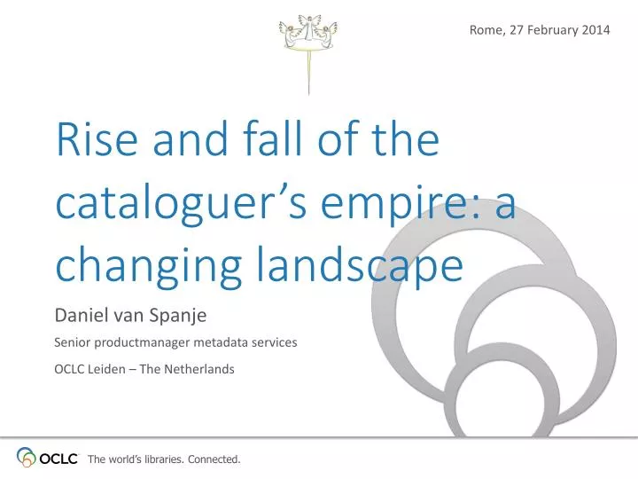 rise and fall of the cataloguer s empire a changing landscape